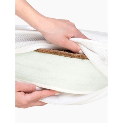 Матрас детский беспружинный Mommy Lux 90 x 70 см Happy Baby 95036 белый 04