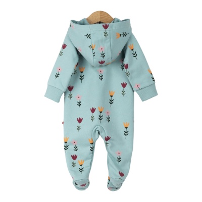 Комбинезон Цветы на мяте Baby boom К286/6-Ф мятный 02