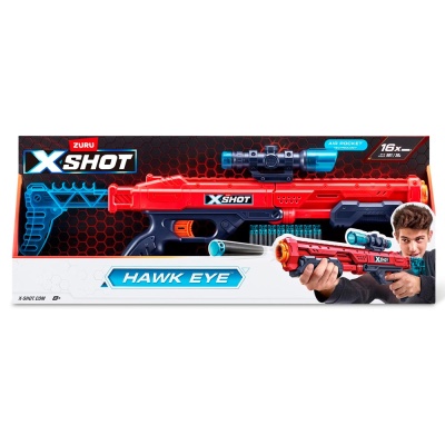 Бластер XShot Excel Hawk Eye 16 стрел в комплекте Zuru 36435 5