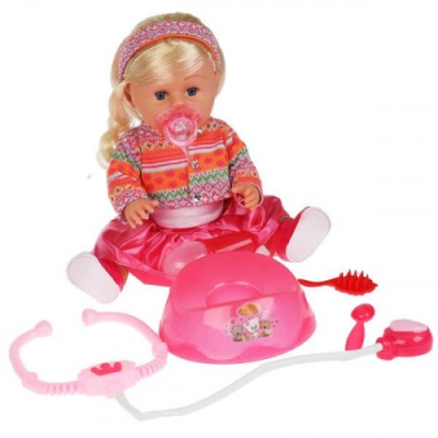 Кукла интерактивная Волшебники двора Настюша 40см Карапуз Y40SBB-8F-CHEEK-21-RU