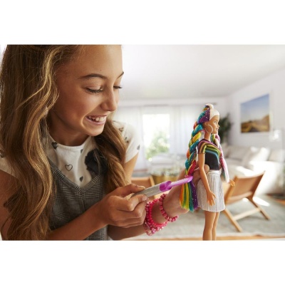 Кукла Барби с радужными волосами Barbie Mattel FXN96