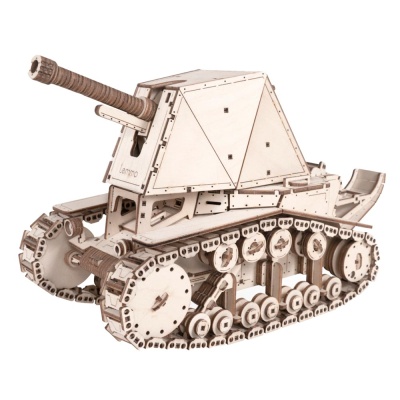 Конструктор деревянный Танк СУ 18 599 деталей Lemmo 0024 1