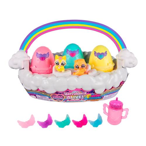 Игровой набор из 3 фигурок Хэтчималс в корзинке Hatchimals Spin Master 64453