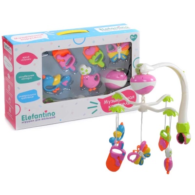 Музыкальная карусель Elefantino 7732