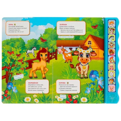 Музыкальная книга М. Дружинина Домашние животные Умка 318134
