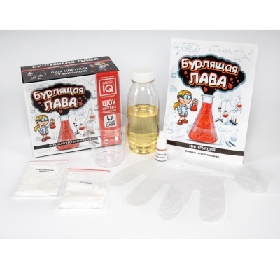 Набор для опытов Бурлящая лава Master IQ x023 02
