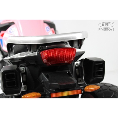 Детский электромотоцикл RiverToys М111БХ розовый