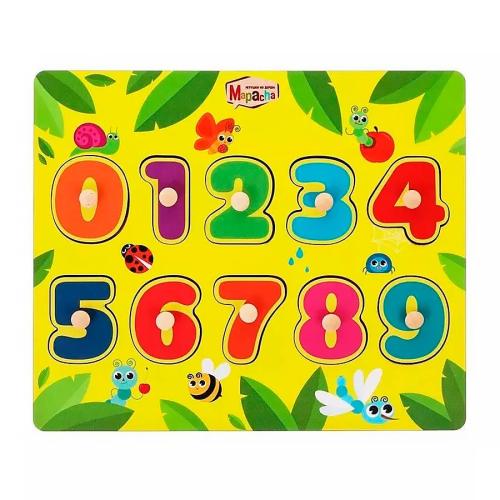 Вкладыши Изучаем цифры изучаем счет от 0 до 9 Mapacha 962002 фото 2