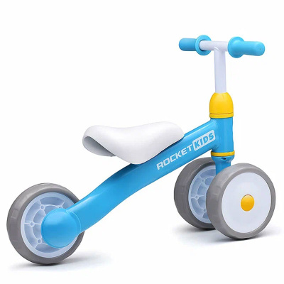 Детский трёхколёсный Беговел Rocket 134-BL синий 3
