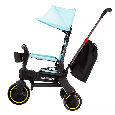 Велосипед складной трёхколесный с ручкой управления Slider IT110112 2