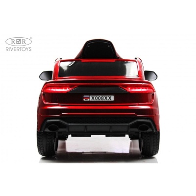 Детский электромобиль RiverToys X008XX красный глянец