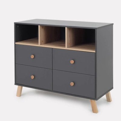 Комод пеленальный Rant Vester 1000/4 Moon Grey