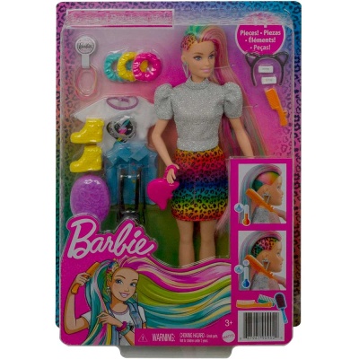 Кукла Barbie с разноцветными волосами Mattel GRN81