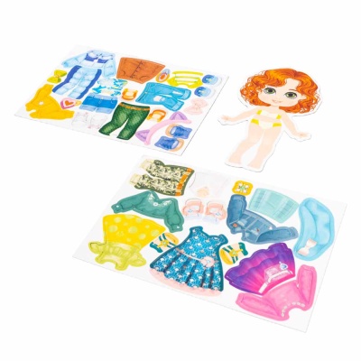 Игра развивающая Магнитные истории Одевашки Анюта Десятое Королевство 04099 5