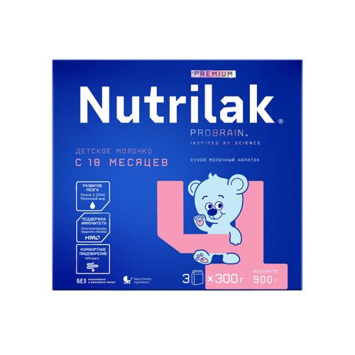 Детское молочко с пребиотиками и нуклеотидами Premium 4 Nutrilak 89511