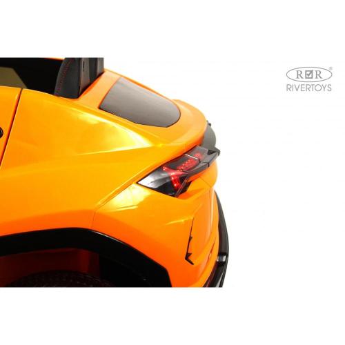 Детский электромобиль Lamborghini Urus RiverToys E777EE оранжевый фото 15