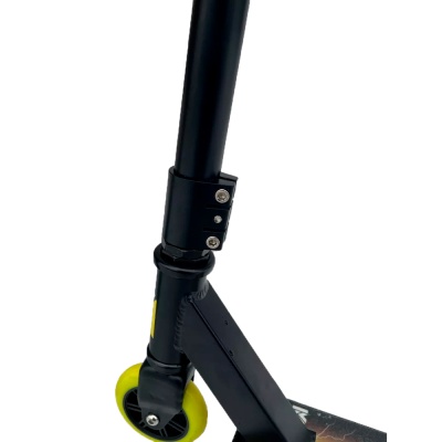 Трюковый самокат Flash Megacity 7S-17 черно желтый 2