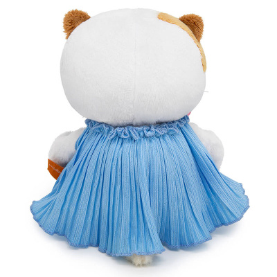Мягкая игрушка Кошечка Ли-Ли Baby в платье из жатой ткани с бантом Budi Basa LB-139 2