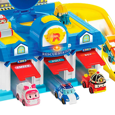 Игровой набор Штаб квартира Robocar Poli Silverlit MRT-664 3