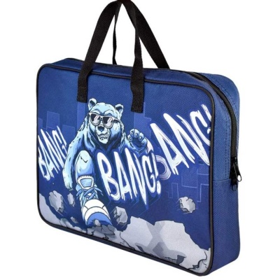 Папка с ручками А4 Крутой Гризли Феникс ФЕ-62508 1