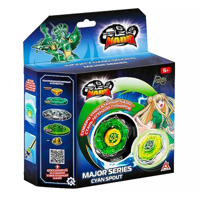 Волчок Мэйджор Cyan Spout Неоновый смерч Infiniti Nado 68694 5