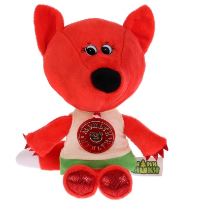 Мягкая игрушка Ми-ми-мишки Лисичка в футболке Мульти Пульти V62438-20