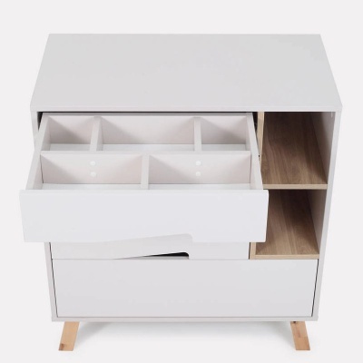 Комод пеленальный с органайзером Rant Lago Pro 800/4 Crystal Beige