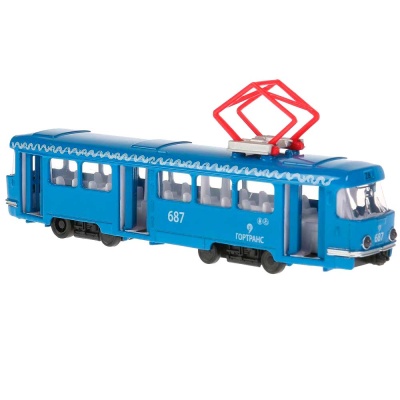 Инерционна машинка Трамвай Технопарк CT12-463-2-BL-WB 2