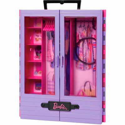 Игровой набор Кукла Барби 28 см и Шкаф с гардеробом Mattel HJL66 4