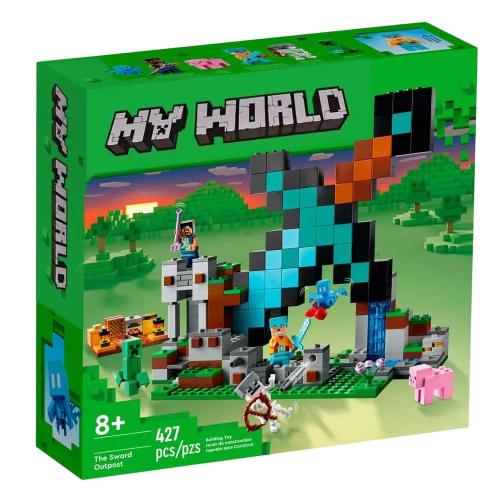 Конструктор My World Майнкрафт Застава меча, 427 деталей 68007