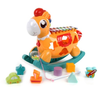 Игрушка развивающая Лошадка-ксилофон Huanger HE8024