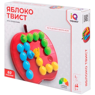 Настольная логическая игра Яблоко Твист 1toy Т25565