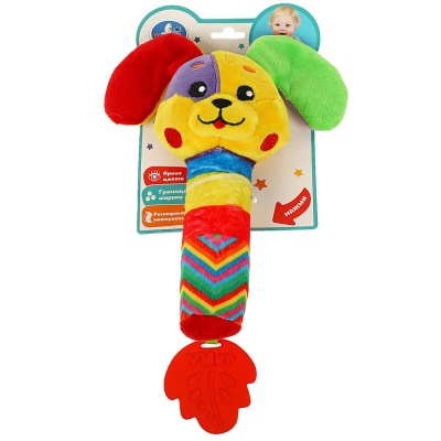 Погремушка-пищалка Собачка Умка M-02