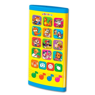 Двусторонний смартфончик Теремок сказок Азбукварик 2