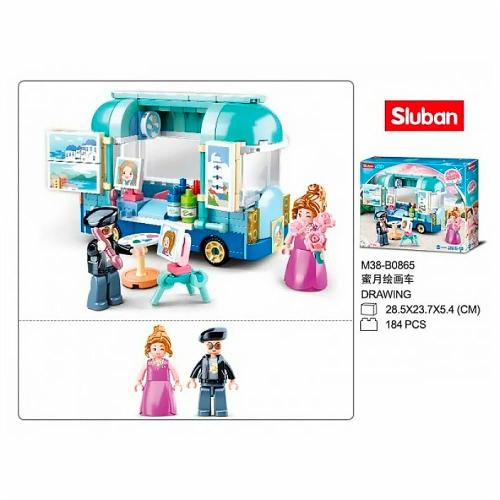 Конструктор Мастерская художника 184 детали Sluban M38-B0865 фото 2