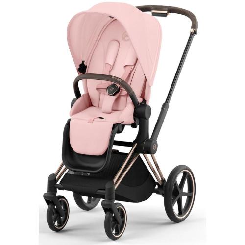 Коляска 2 в 1 Cybex Priam IV Rosegold Peach Pink фото 12