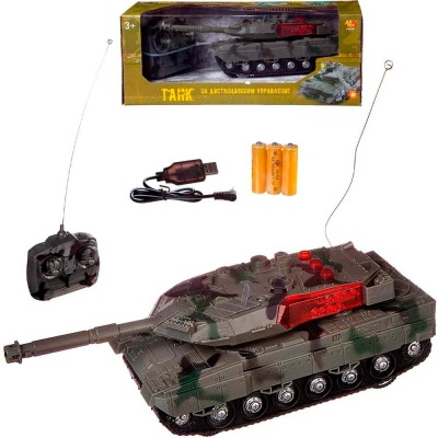 Танк на дистанционном управлении 30 см Junfa C-00426 серый 2