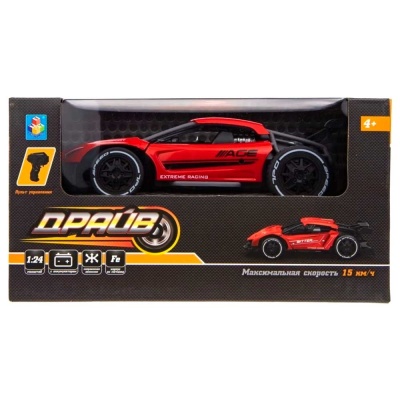 Машинка на радиоуправлении Драйв Спорткар 1Toy Т21637