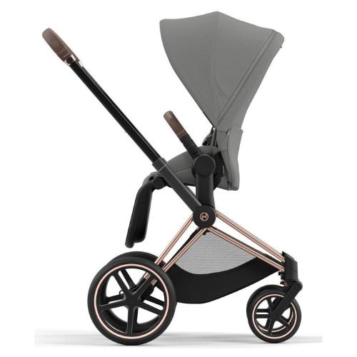 Коляска 2 в 1 Cybex Priam IV Rosegold Mirage Grey фото 17