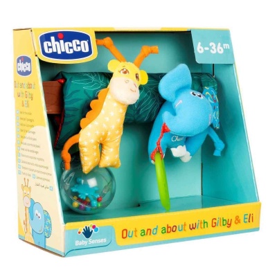 Игрушка на коляску Жираф и Слоник Chicco 00010060000000