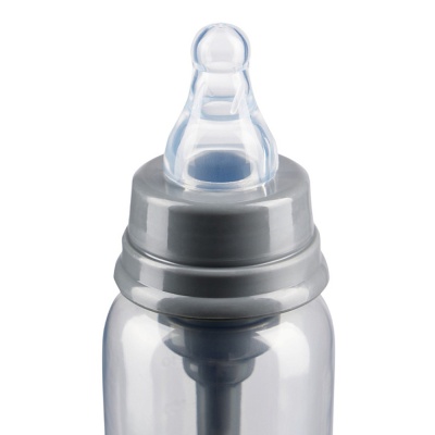 Бутылочка для кормления антиколиковая 250 мл Happy Baby 10015 graphite 4