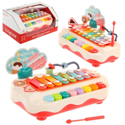 Развивающая игрушка Пианино металлофон Veld Co 128329 красный 4