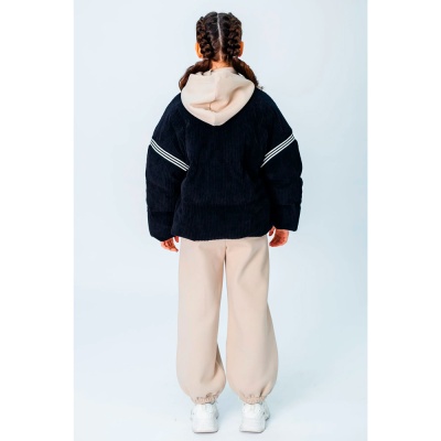 Куртка бомбер для девочки Deloras 22310 черная 3