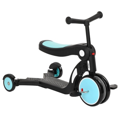 Трёхколёсный самокат Pituso HD-200B-Blue голубой 03