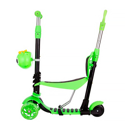 Самокат трехколесный с ручкой управления Slider IT50G 2