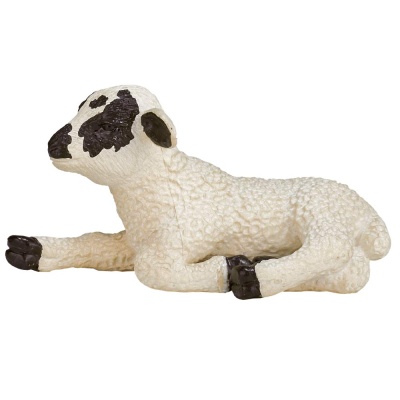 Шотландский черноголовый ягненок (лежащий) Konik AMF1021-1