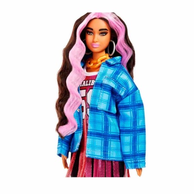 Кукла Экстра в платье баскетбольный стиль Barbie HDJ46