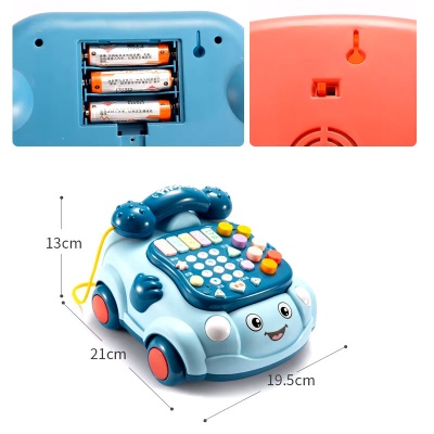 Интерактивная Машинка каталка Телефончик Zhorya ZYE-E0556