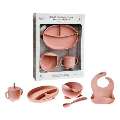 Силиконовый набор для кормления Miyoumi NK0001-5/244.1700 1