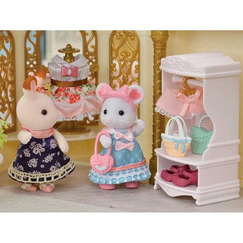 Игровой набор Sylvanian Families Зефирная мышка модница и ее гардероб Epoch 5540 фото 3